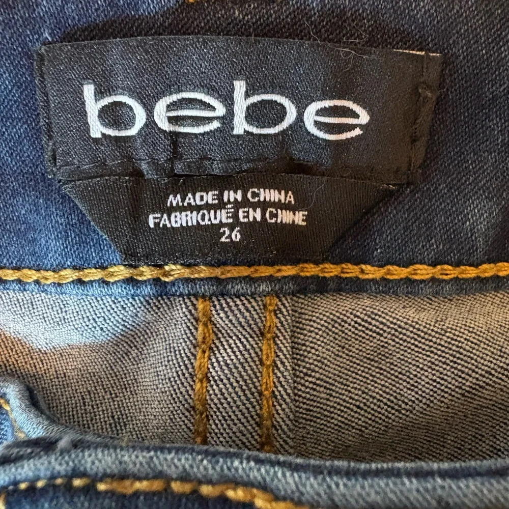 bebe Dark Blue Skinny Jeans - Slim Stretch Denim size 26